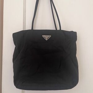 DAMAGED Prada Tessuto Vintage Nylon Tote Bag